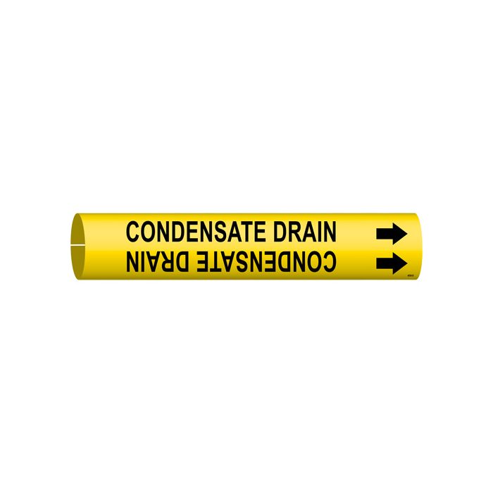 "Condensate Drain" Pipe Marker