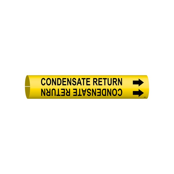 "Condensate Return" Pipe Marker