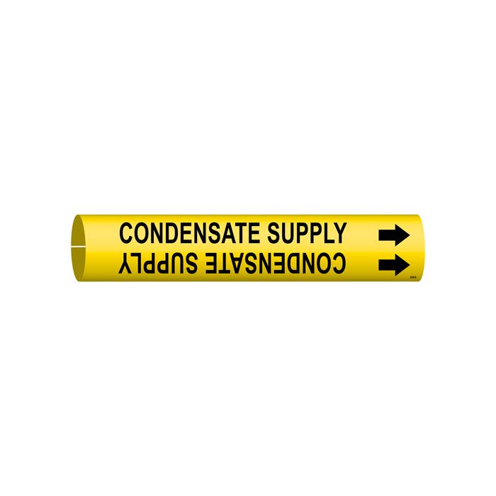 "Condensate Supply" Pipe Marker