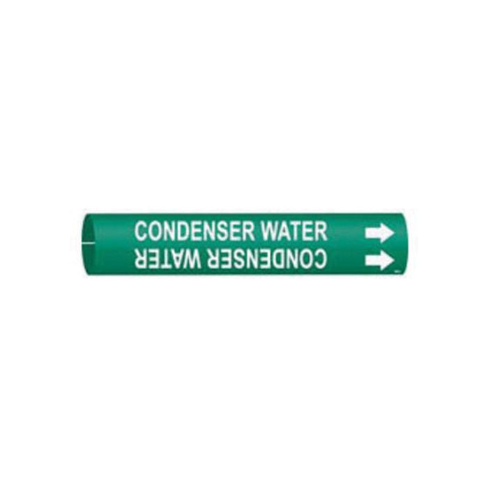 "Condenser Water" Pipe Marker