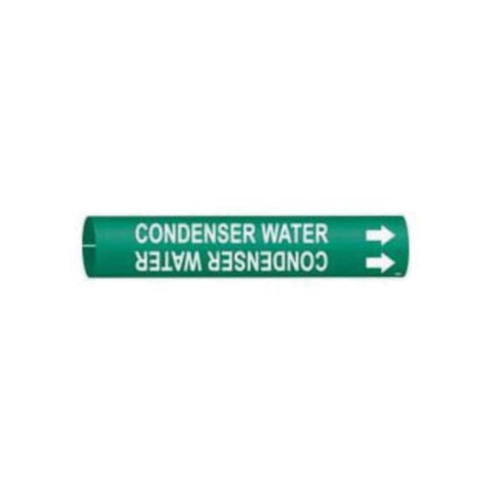 "Condenser Water" Pipe Marker