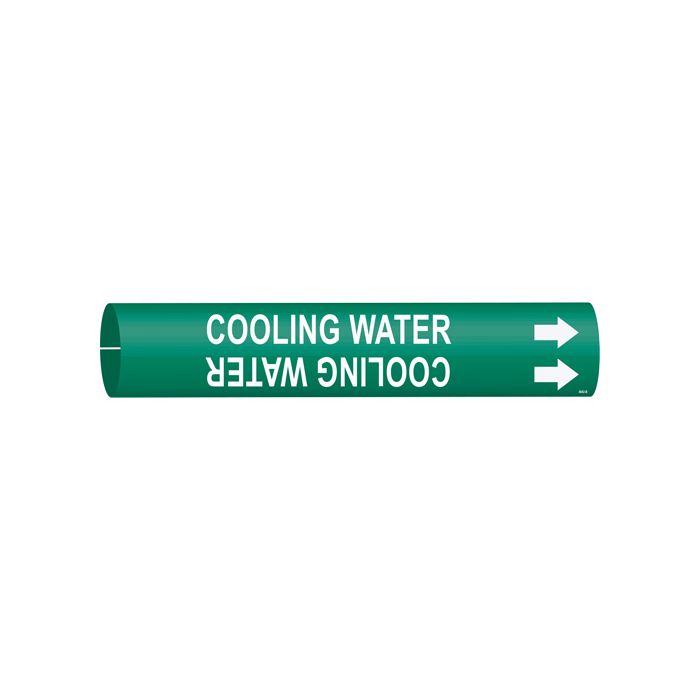 "Cooling Water" Pipe Marker