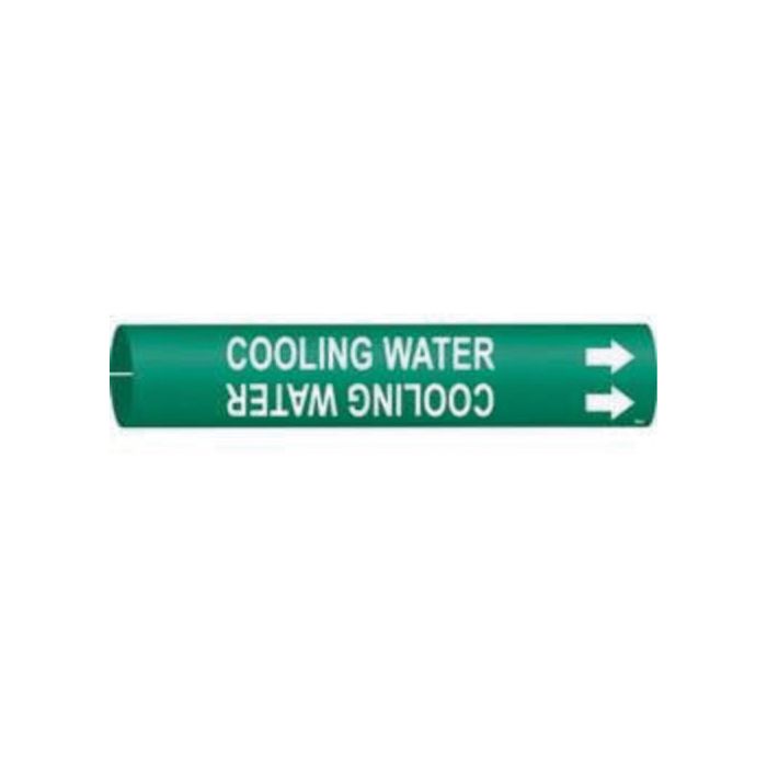 "Cooling Water" Pipe Marker