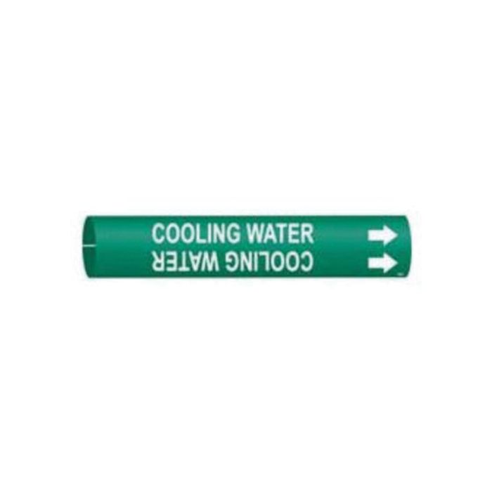 "Cooling Water" Pipe Marker