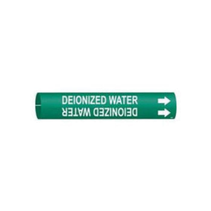 "Deionized Water" Pipe Marker