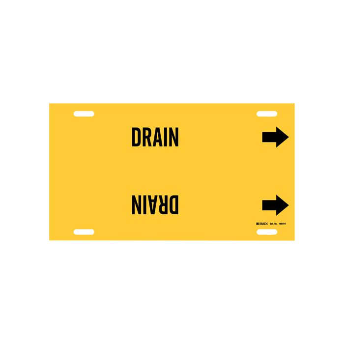 "Drain" Pipe Marker