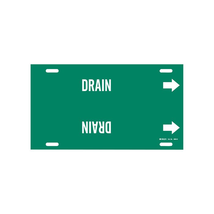 "Drain" Pipe Marker