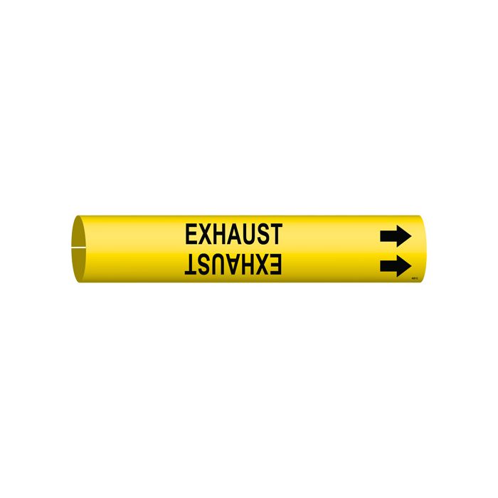 "Exhaust" Pipe Marker