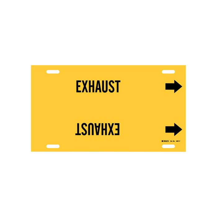"Exhaust" Pipe Marker