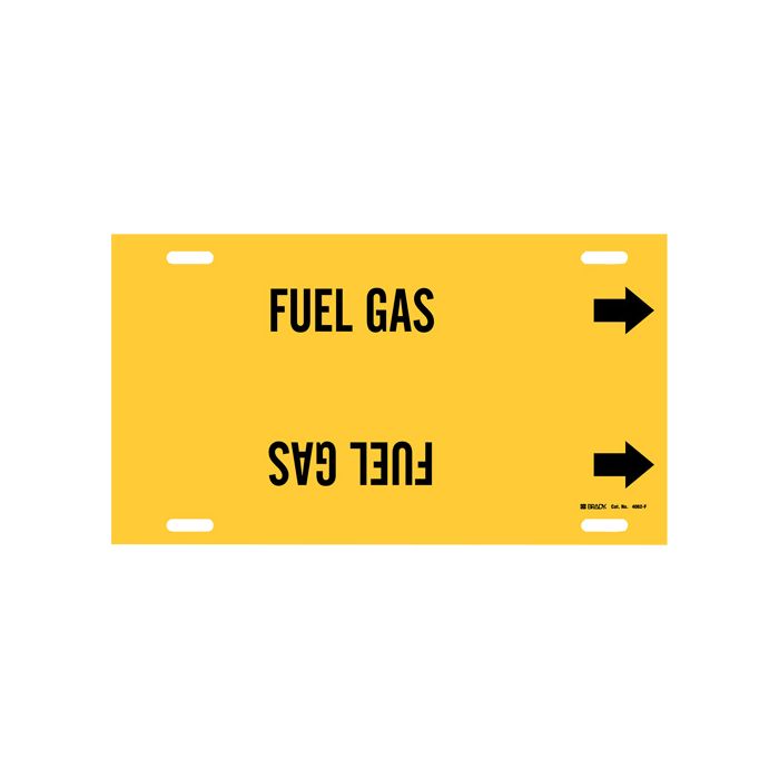 "Fuel Gas" Pipe Marker