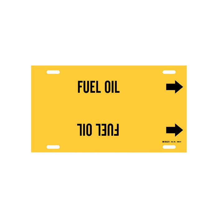 "Fuel Oil" Pipe Marker