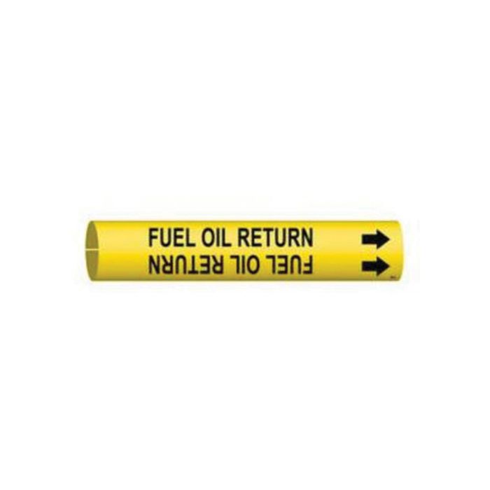 "Fuel Oil Return" Pipe Marker