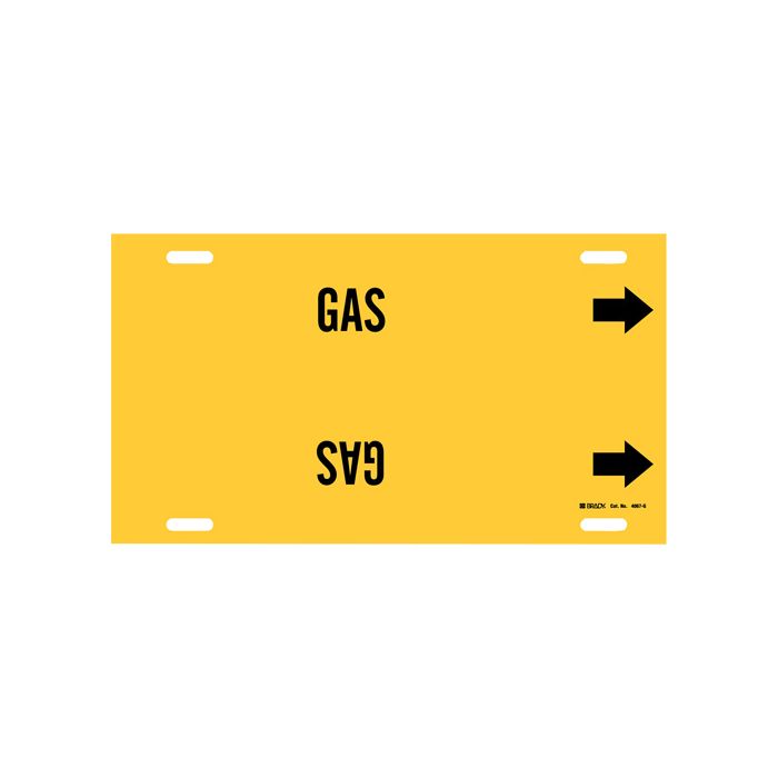 "Gas" Pipe Marker