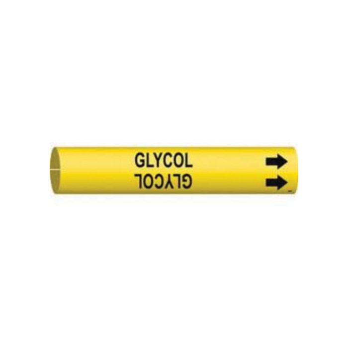 "Glycol" Pipe Marker