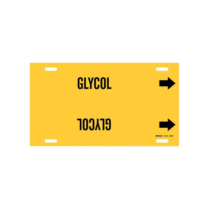 "Glycol" Pipe Marker