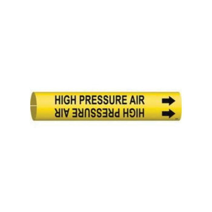 "High Pressure Air" Pipe Marker