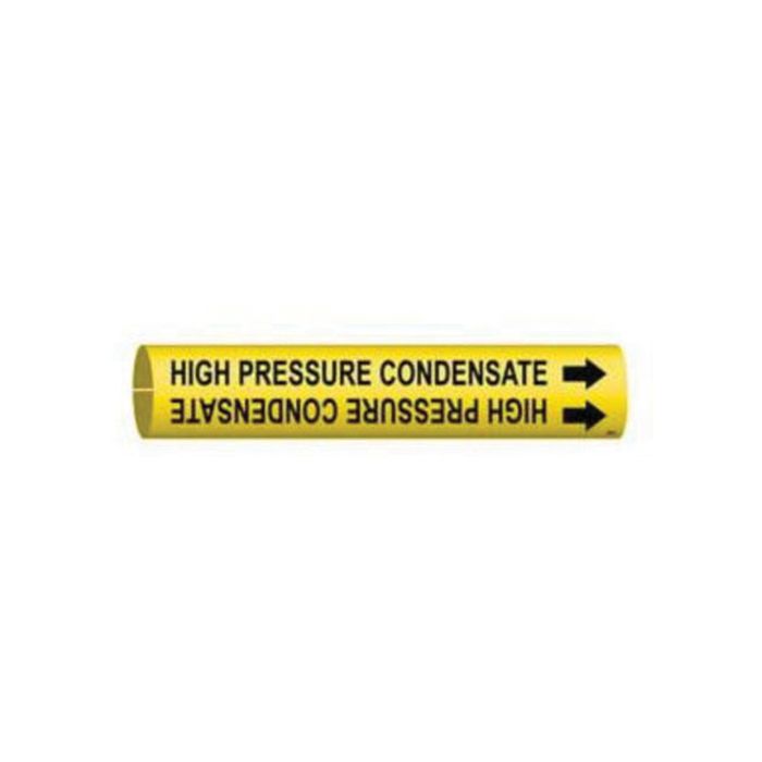 "High Pressure Condensate" Pipe Marker