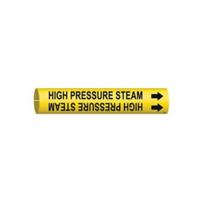 "High Pressure Steam" Pipe Marker