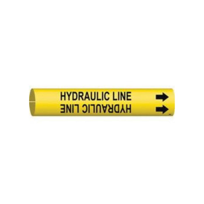 "Hydraulic Line" Pipe Marker