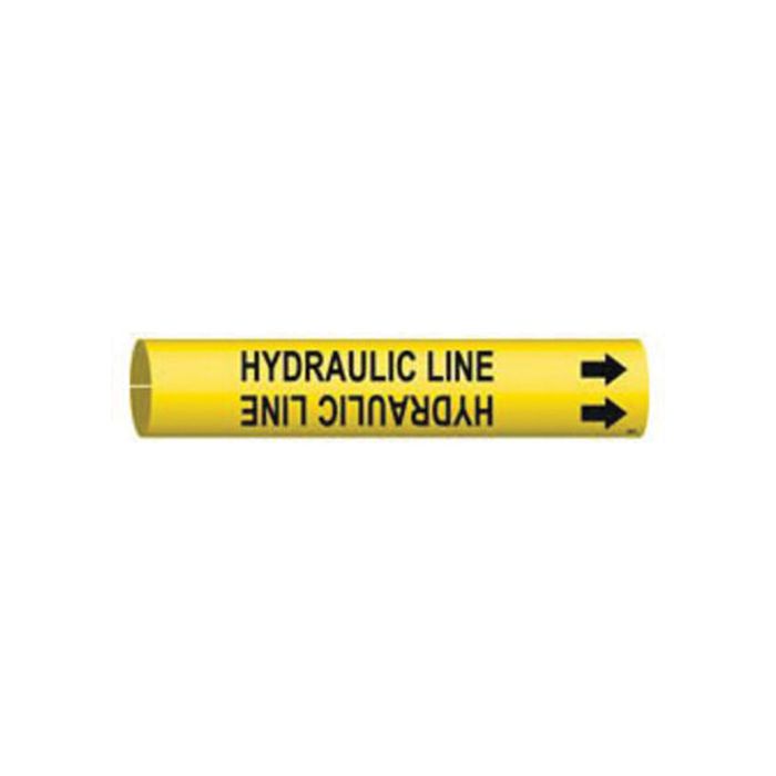 "Hydraulic Line" Pipe Marker