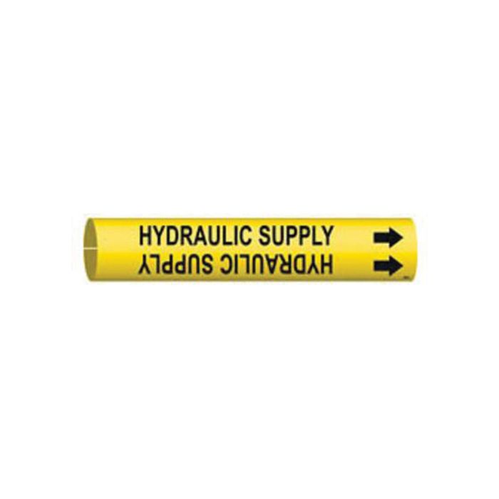 "Hydraulic Supply" Pipe Marker