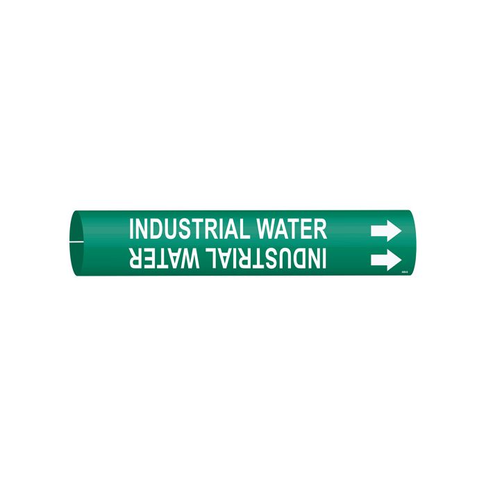 "Industrial Water" Pipe Marker