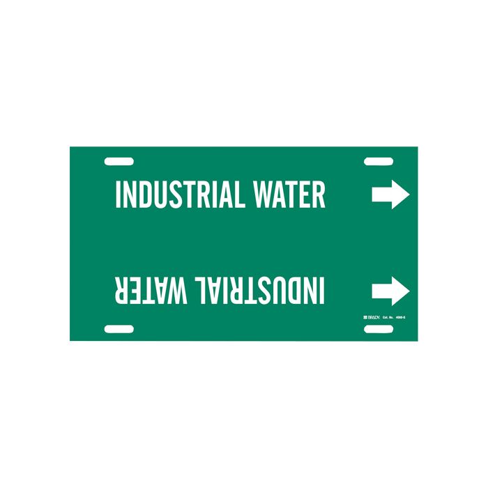 "Industrial Water" Pipe Marker