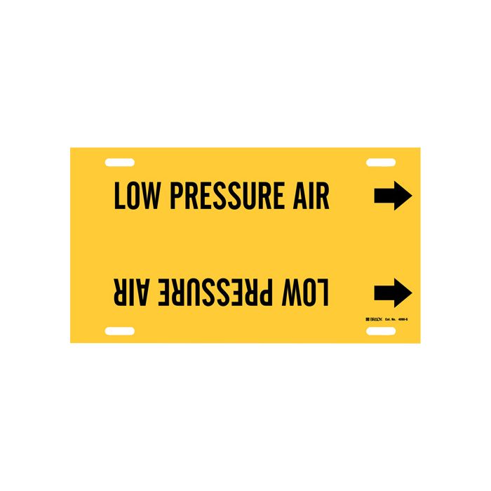 "Low Pressure Air" Pipe Marker