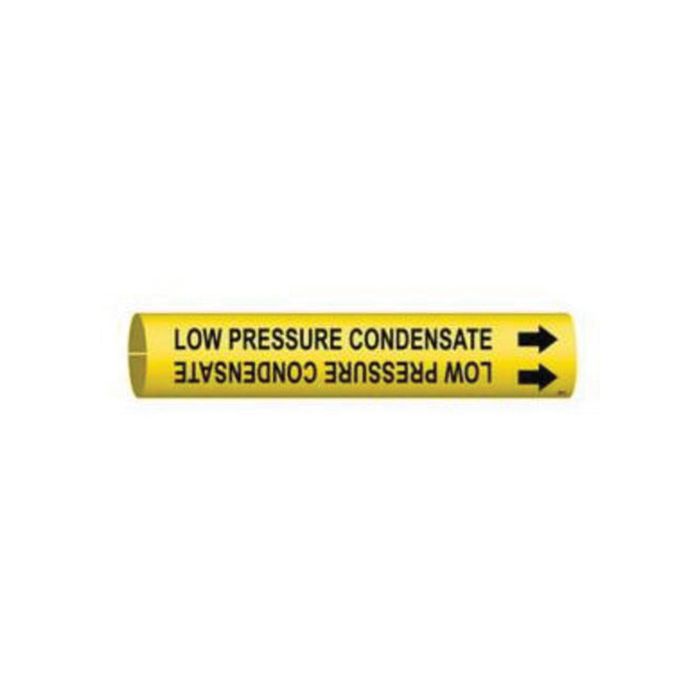 "Low Pressure Condensate" Pipe Marker