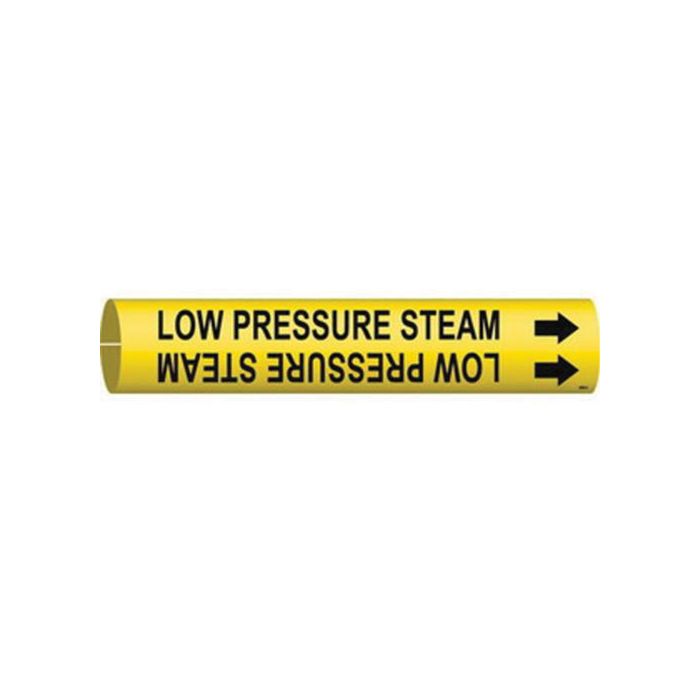 "Low Pressure Steam" Pipe Marker