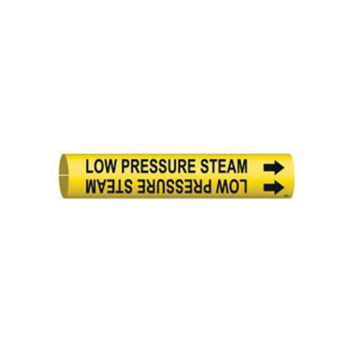 "Low Pressure Steam" Pipe Marker