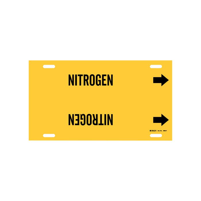 "Nitrogen" Pipe Marker