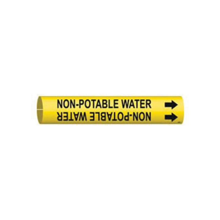 "Non-Potable Water" Pipe Marker