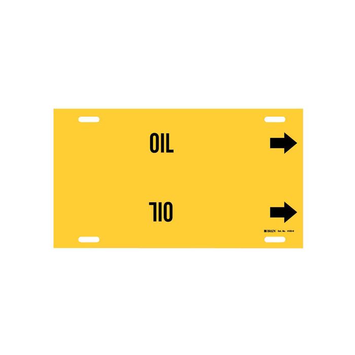 "Oil" Pipe Marker