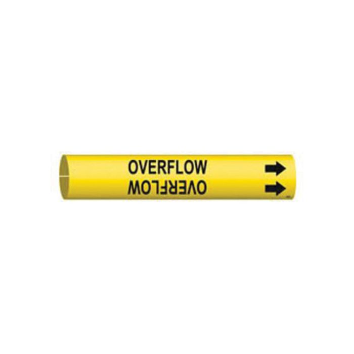 "Overflow" Pipe Marker