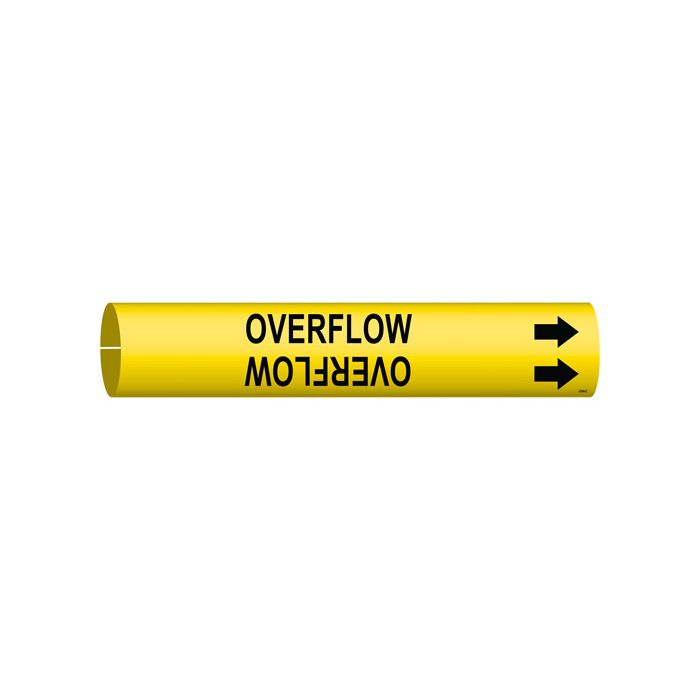 "Overflow" Pipe Marker