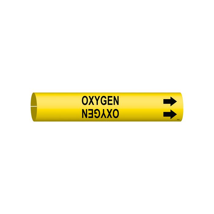 "Oxygen" Pipe Marker