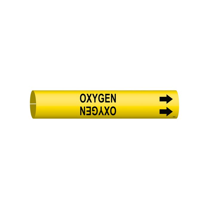 "Oxygen" Pipe Marker