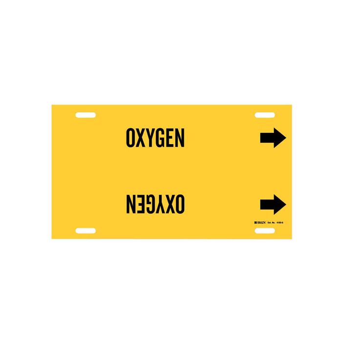 "Oxygen" Pipe Marker