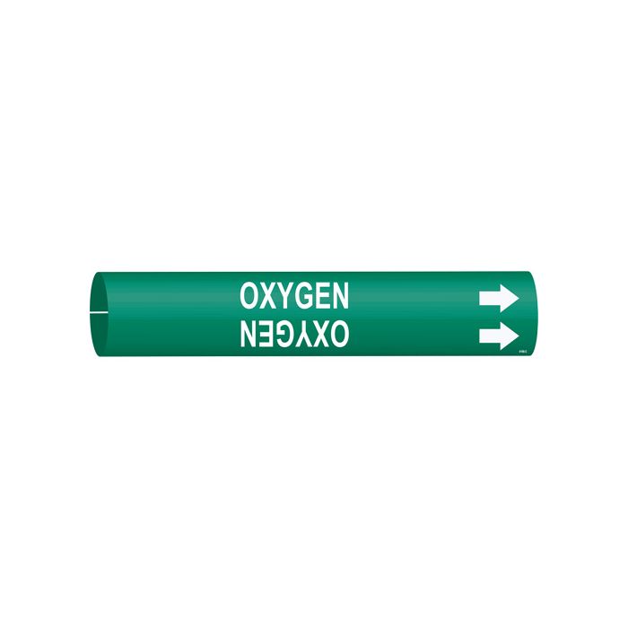 "Oxygen" Pipe Marker