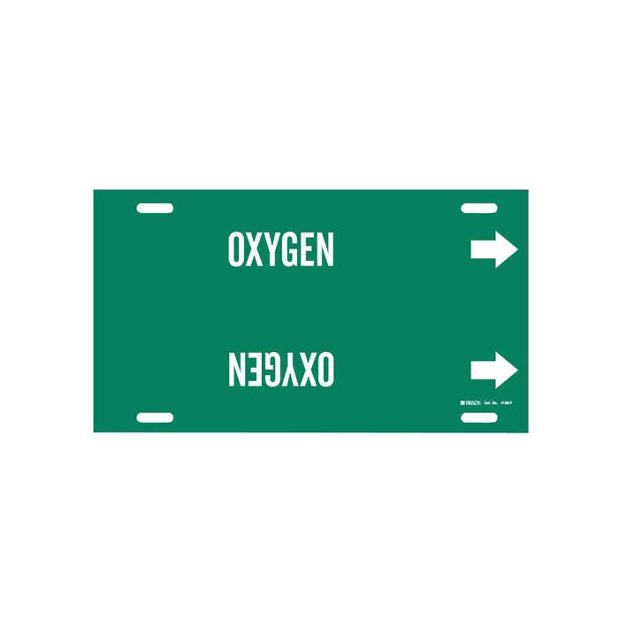 "Oxygen" Pipe Marker