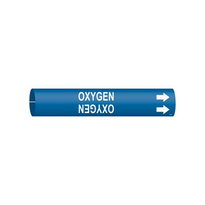 "Oxygen" Pipe Marker