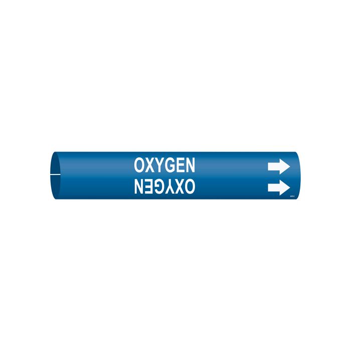 "Oxygen" Pipe Marker