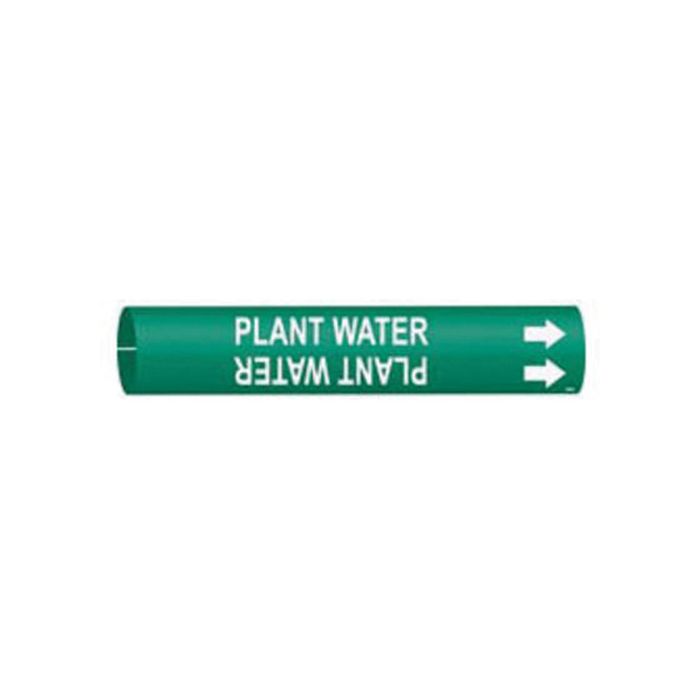 "Plant Water" Pipe Marker