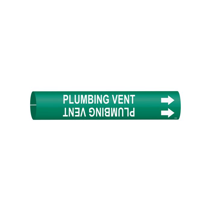 "Plumbing Vent" Pipe Marker
