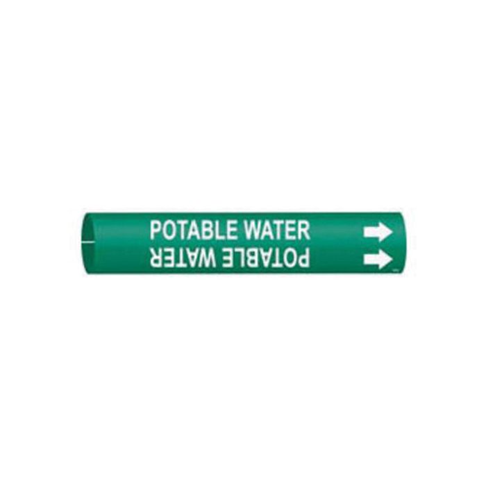 "Potable Water" Pipe Marker