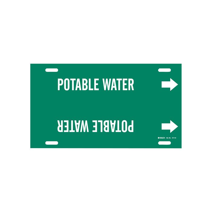 "Potable Water" Pipe Marker