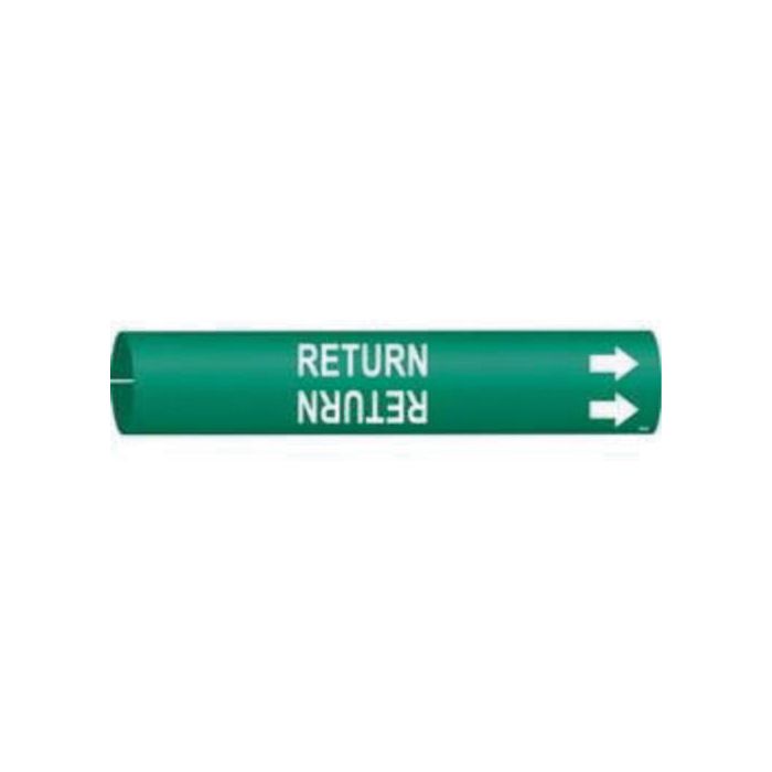 "Return" Pipe Marker