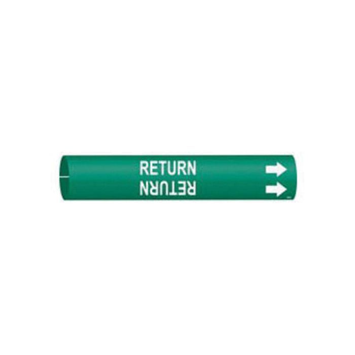 "Return" Pipe Marker