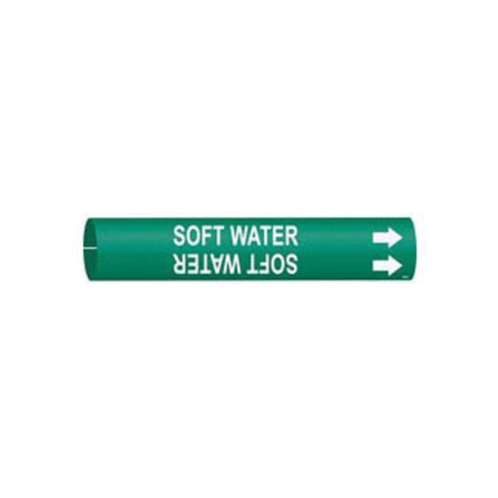 "Soft Water" Pipe Marker